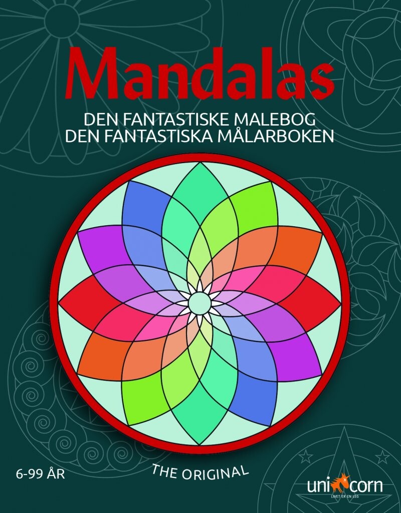 Den Fantastiske Malebog - For Børn Fra 6 år - 6 Stk - Bog - Unicorn