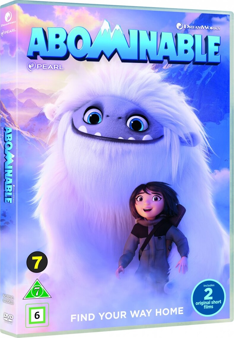 Den Lille Afskyelige Snemand / Abominable - 2019 - DVD - Film