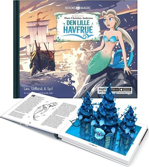 Den Lille Havfrue - En Magisk Augmented Reality Bog - H.c. Andersen - Bog - Books & Magic