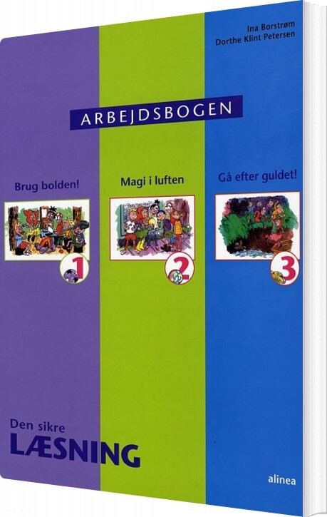 Den Sikre Læsning, Arbejdsbogen 1,2,3/web - Ina Borstrøm - Bog - Alinea