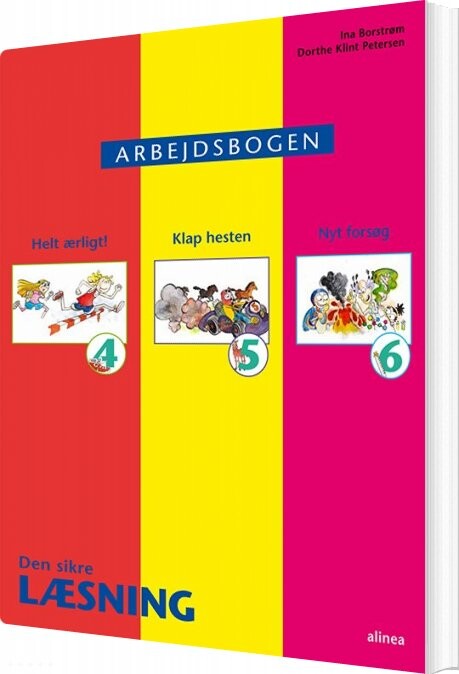 Den Sikre Læsning 4,5,6, Arbejdsbog/web - Ina Borstrøm - Bog - Alinea