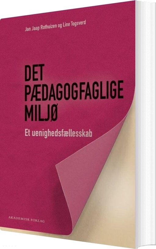 Det Pædagogfaglige Miljø - Jan Jaap Rothuizen - Bog - Akademisk Forlag