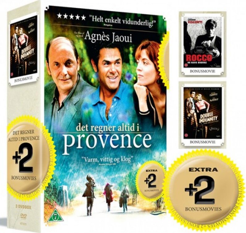 Double Indemnity // Rocco Og Hans Brødre // Det Regner Altid I Provence - DVD - Film