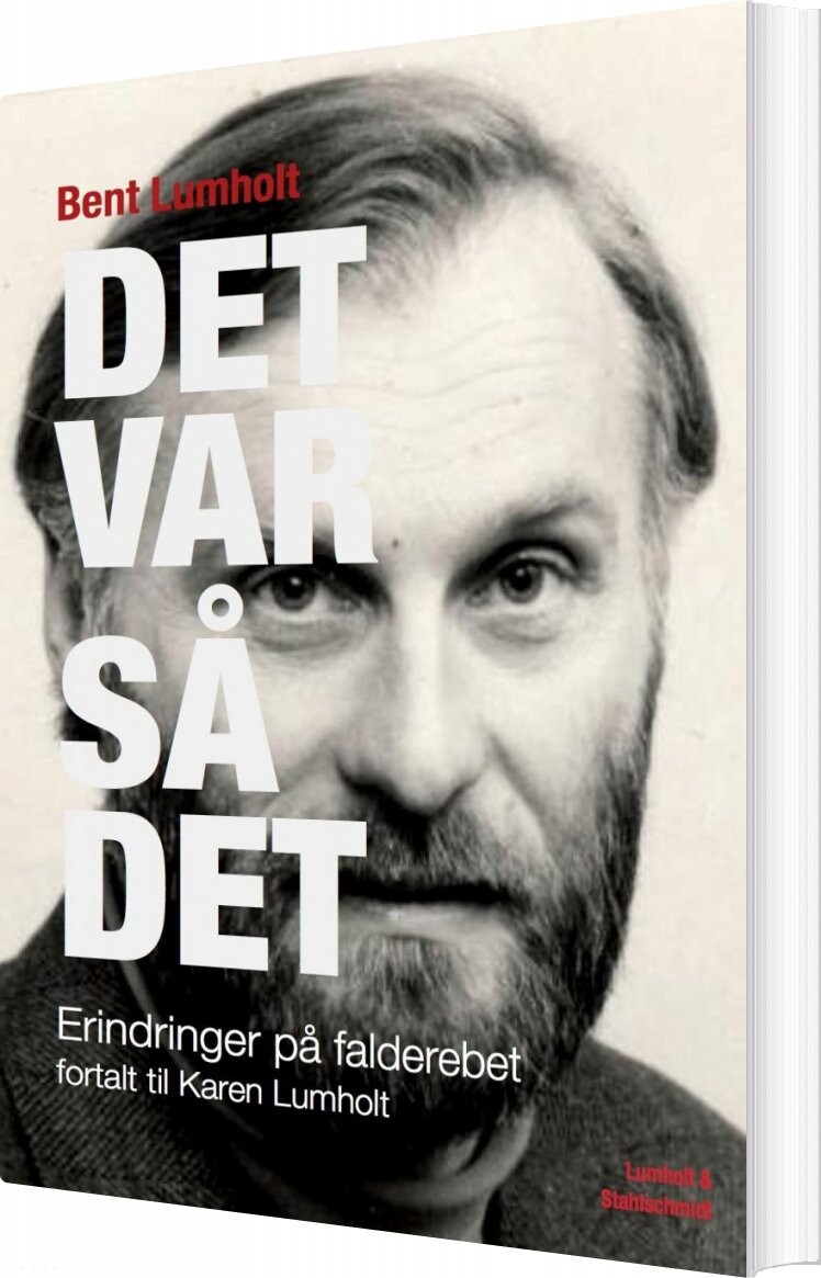 Det Var Så Det - Karen Lumholt - Bog - Lumholt & Stahlschmidt