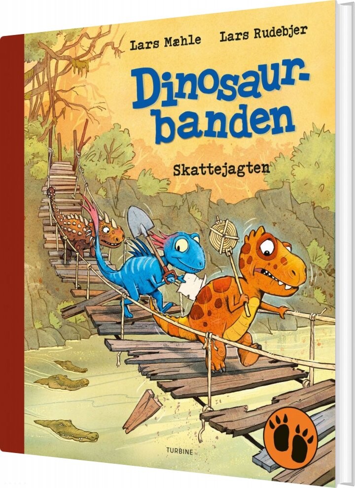 Dinosaurbanden - Skattejagten - Lars Mæhle - Bog - Turbine