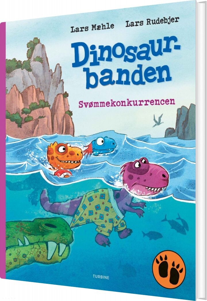 Dinosaurbanden - Svømmekonkurrencen - Lars Mæhle - Bog - Turbine
