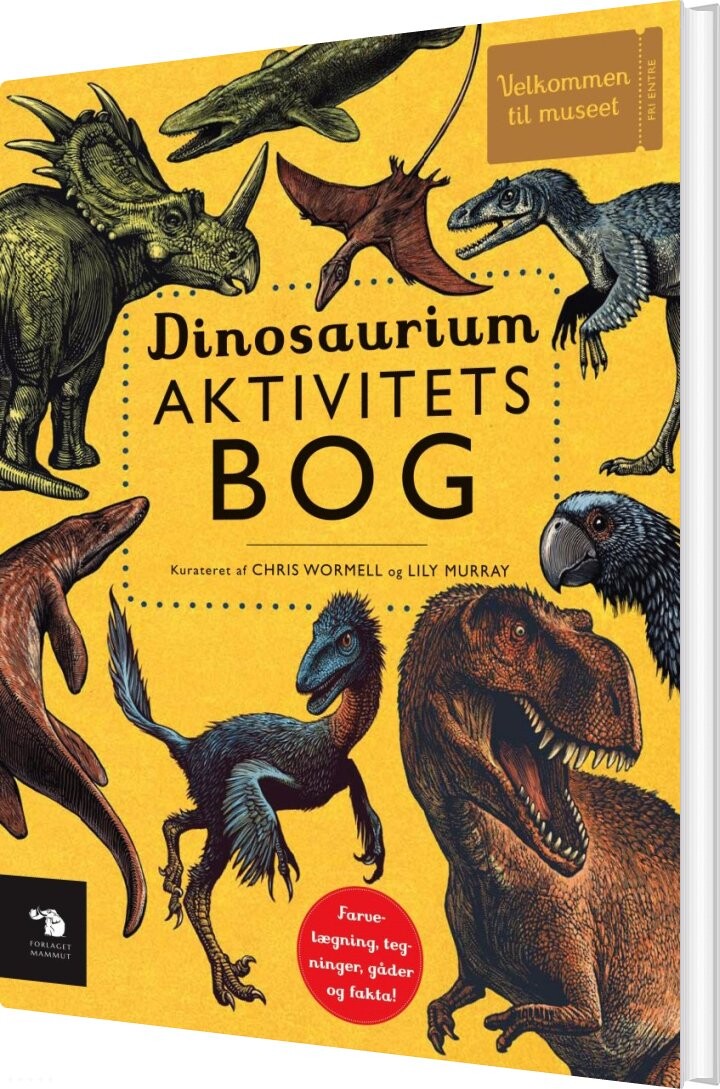 Dinosaurium Aktivitetsbog - Chris Wormell - Bog - Mammut