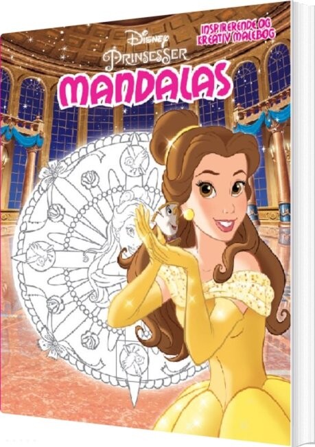 Disney Prinsesse Mandalas Malebog - Belle - Bog - Karrusel Forlag