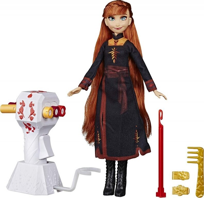 Disney Frost 2 - Dukke Med Hår Styler - Anna - Hasbro