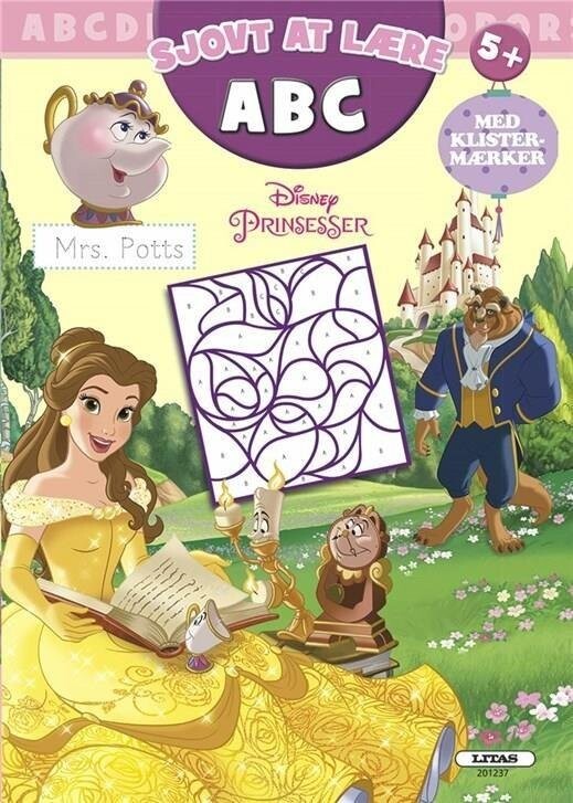 Disney Prinsesse Abc - 6 Stk - Bog - Carlsen
