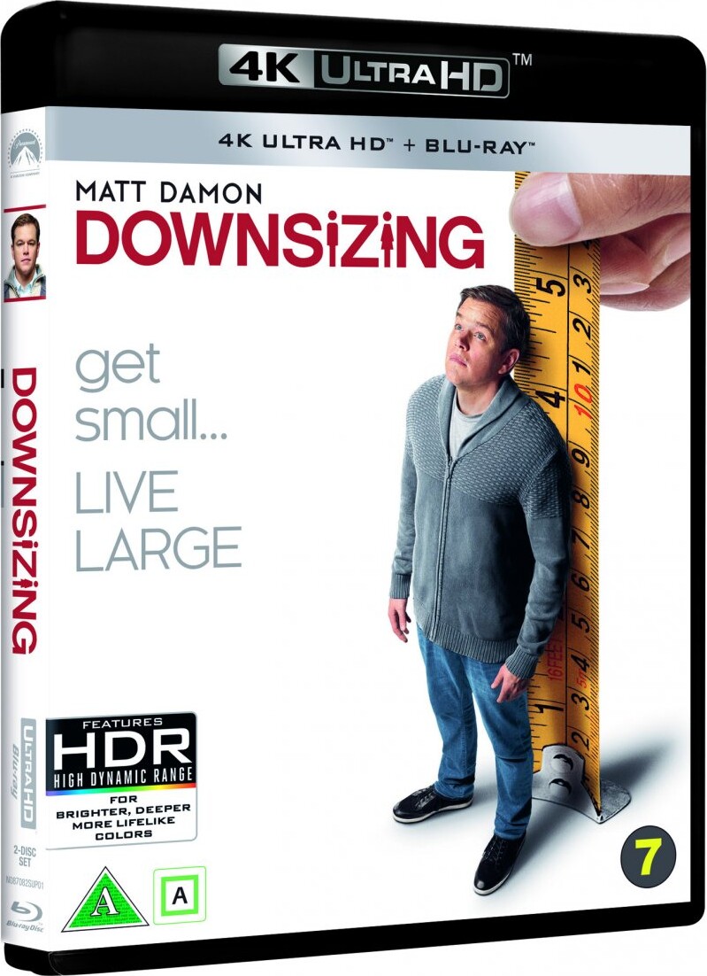 Downsizing - 2017 - Matt Damon - 4K Blu-Ray