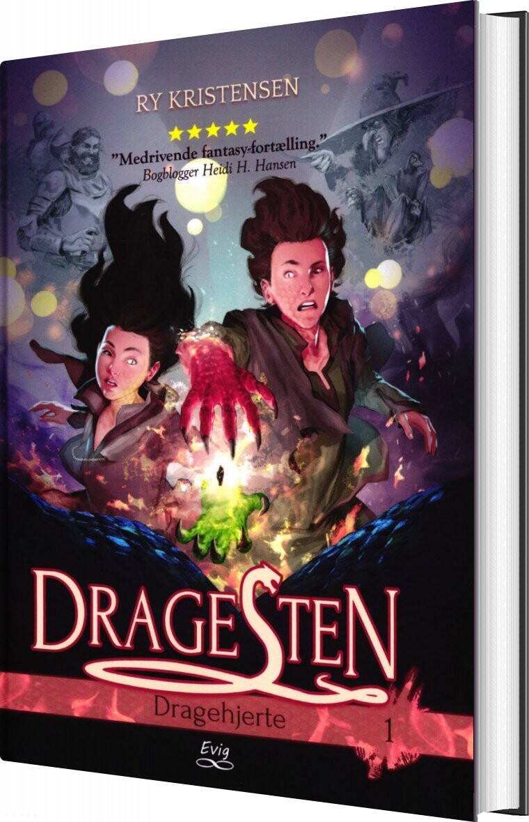 Dragesten 1 - Dragehjerte - Ry Kristensen - Bog - Forlaget Evig