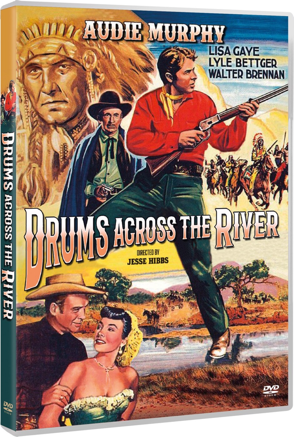 Drums Across The River / I Rødhudernes Dødsdal - DVD - Film