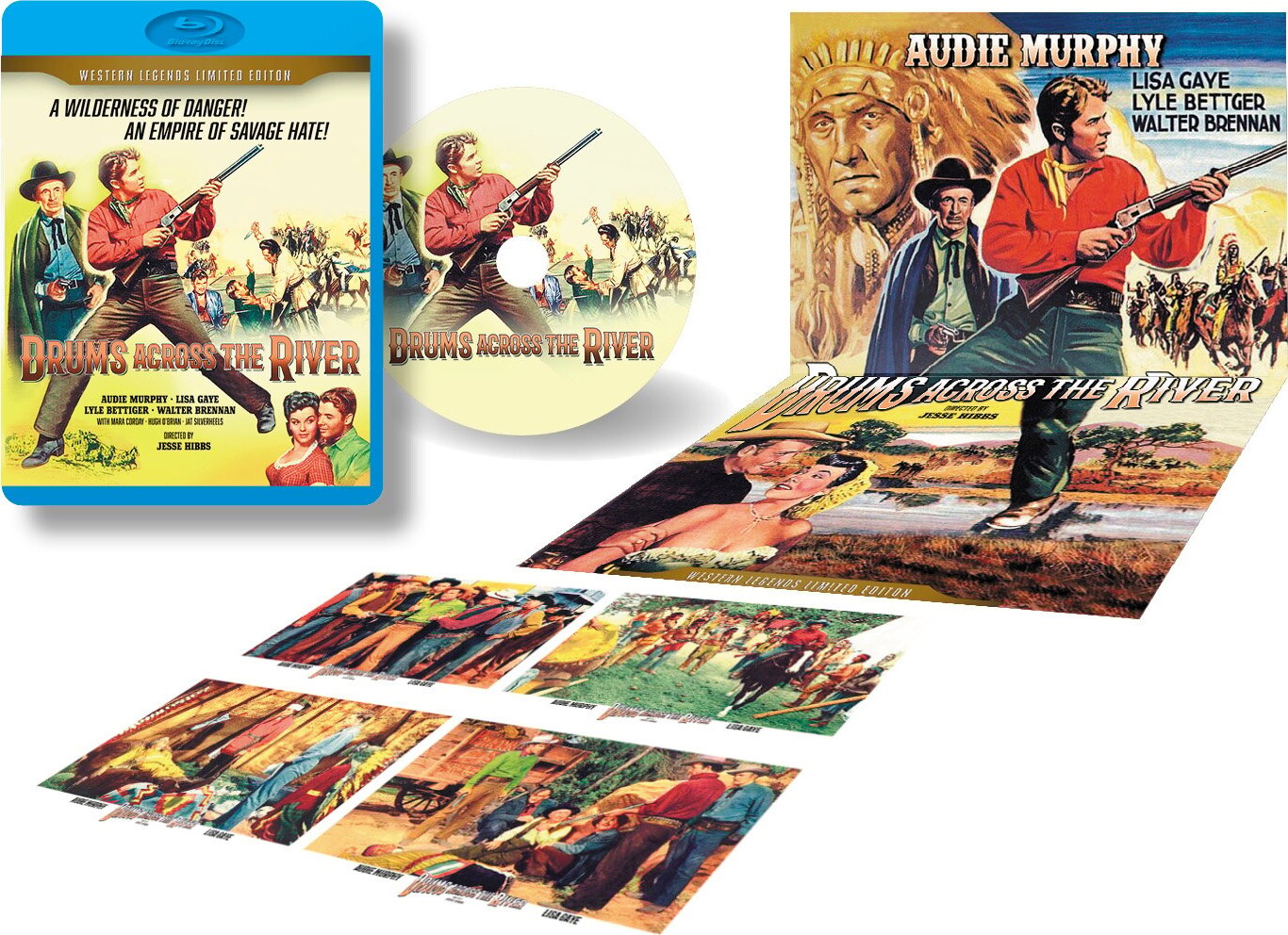 Drums Across The River / I Rødhudernes Dødsdal - Limited Edition - Blu-Ray