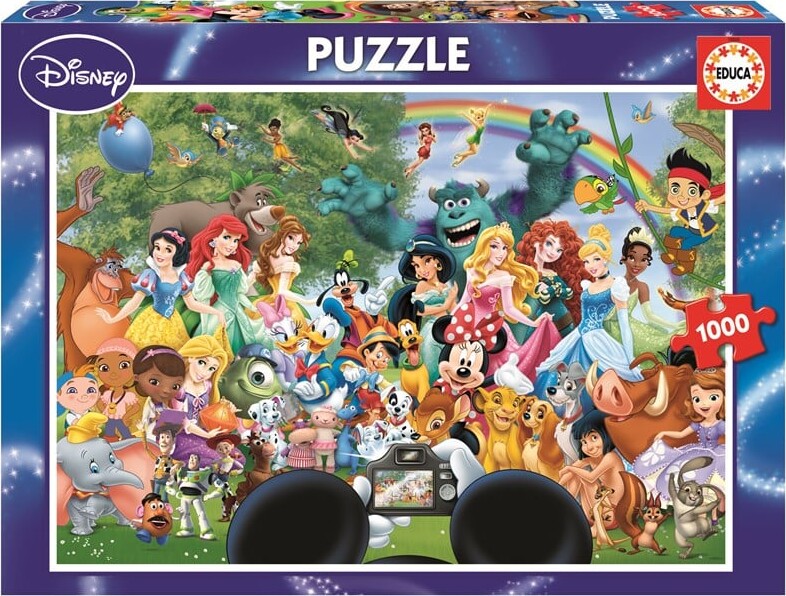Educa - Puslespil Med 1000 Brikker - Disney Figurer