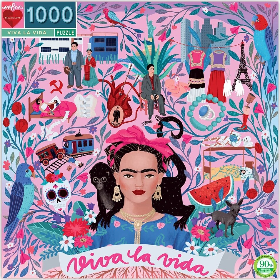 Eeboo Puslespil - 1000 Brikker - Viva La Vida