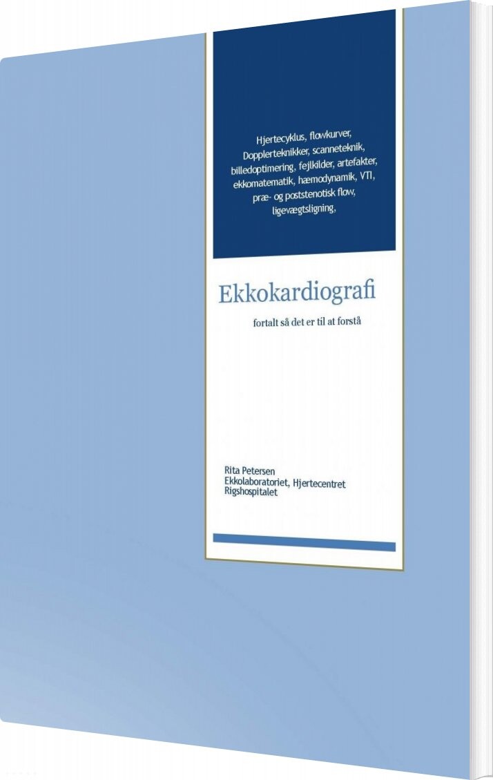 Ekkokardiografi - Rita Petersen - Bog - Akademisk Forlag