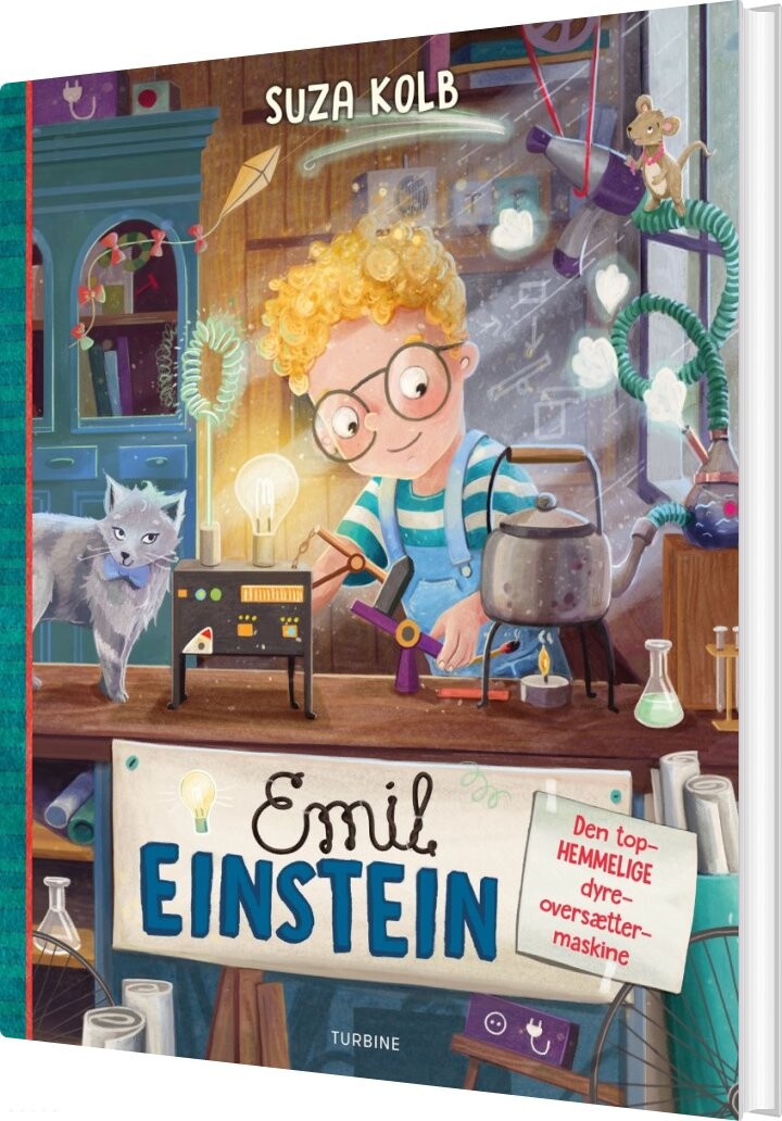 Emil Einstein - Den Tophemmelige Dyre-oversætter-maskine - Suza Kolb - Bog - Turbine