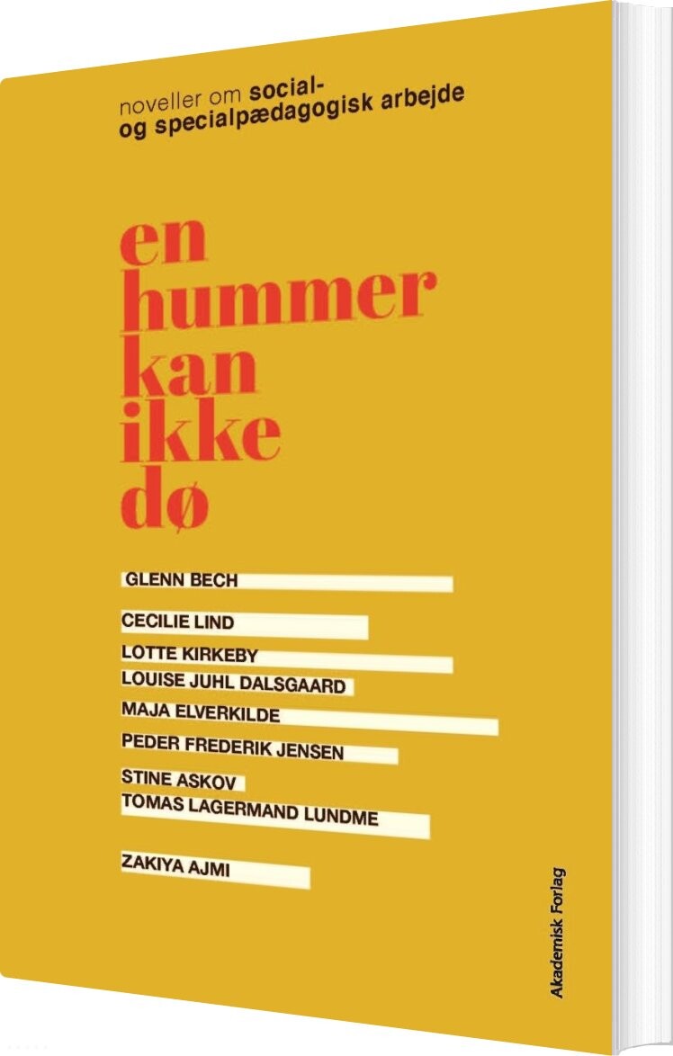 En Hummer Kan Ikke Dø - Marianne Eskebæk Larsen - Bog - Akademisk Forlag