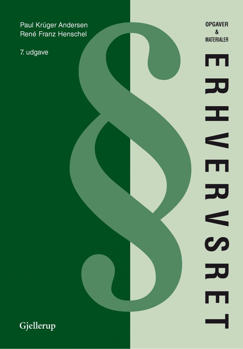 Erhvervsret Opgaver & Materialer - Paul Krüger Andersen - Bog - Gjellerup
