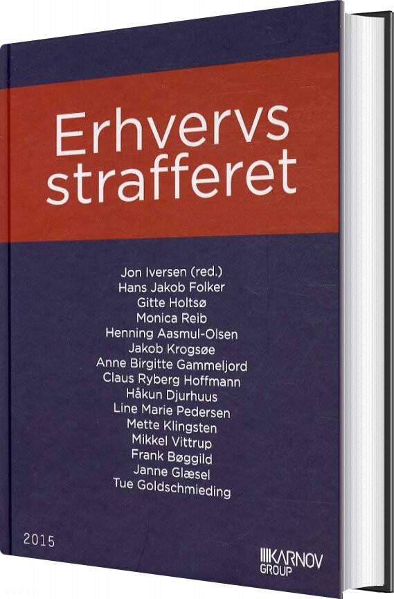 Erhvervsstrafferet - Jon Iversen - Bog - Karnov Group