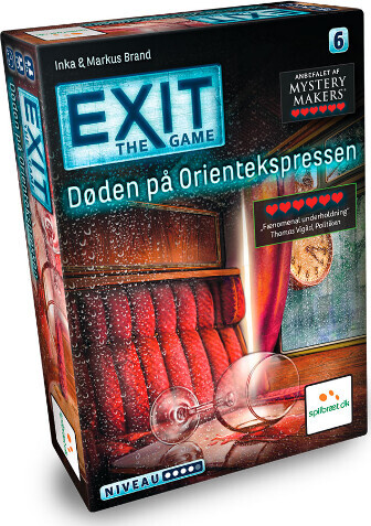 Exit The Game 6 - Døden På Orientekspressen - Escape Room Spil - Kosmos