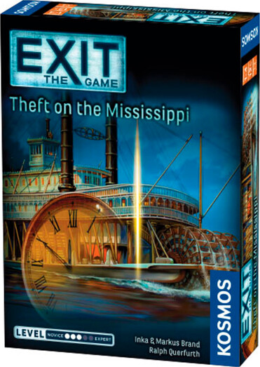 Exit - Theft On The Mississippi - Escape Room Brætspil - Kosmos