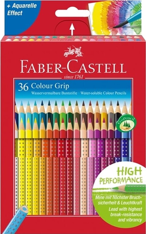Faber-castell Farveblyanter - Colour Grip - 36 Stk.