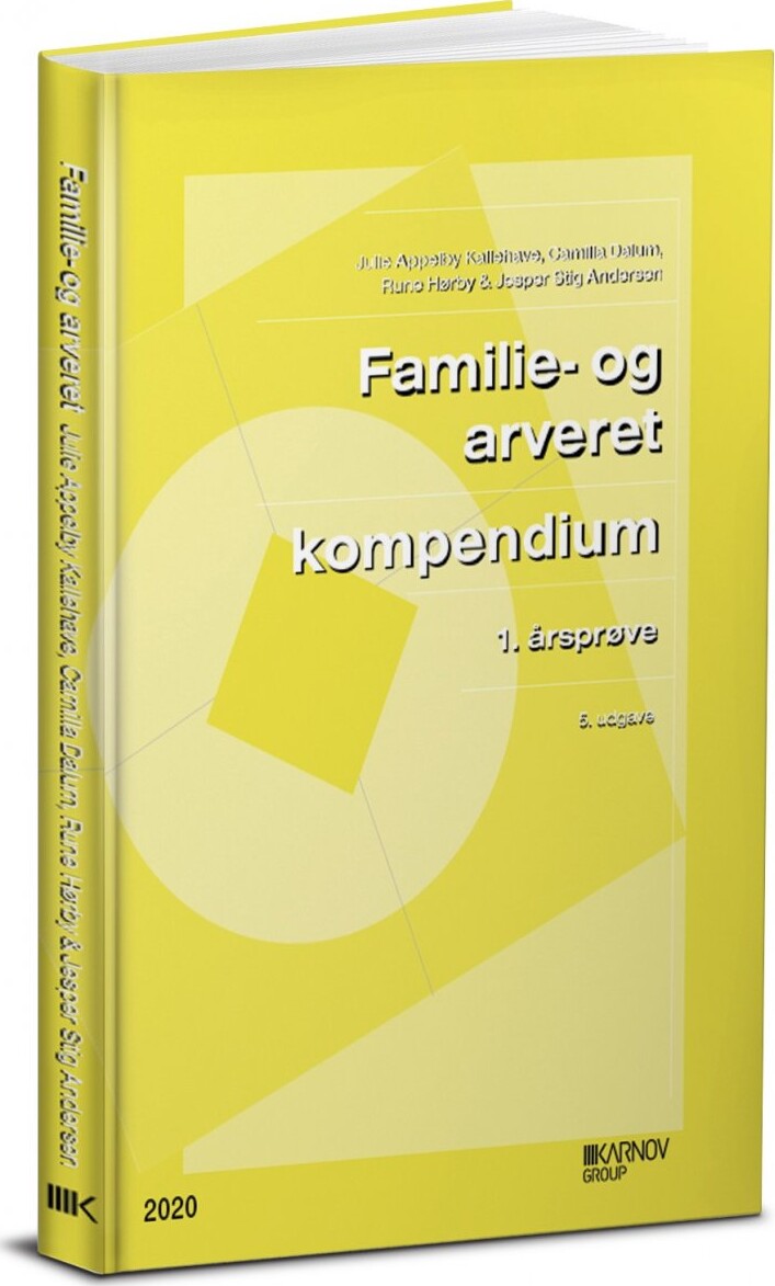 Familie- Og Arveret, 1. årsprøve - Rune Hørby - Bog - Karnov Group