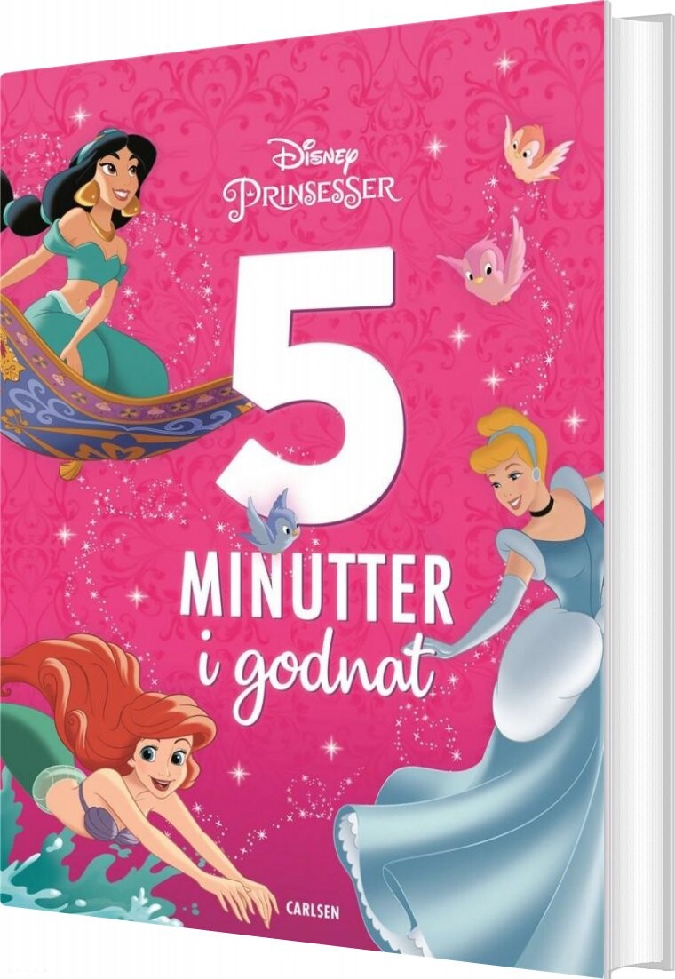 Fem Minutter I Godnat - Disney Prinsesser - Bog - Carlsen