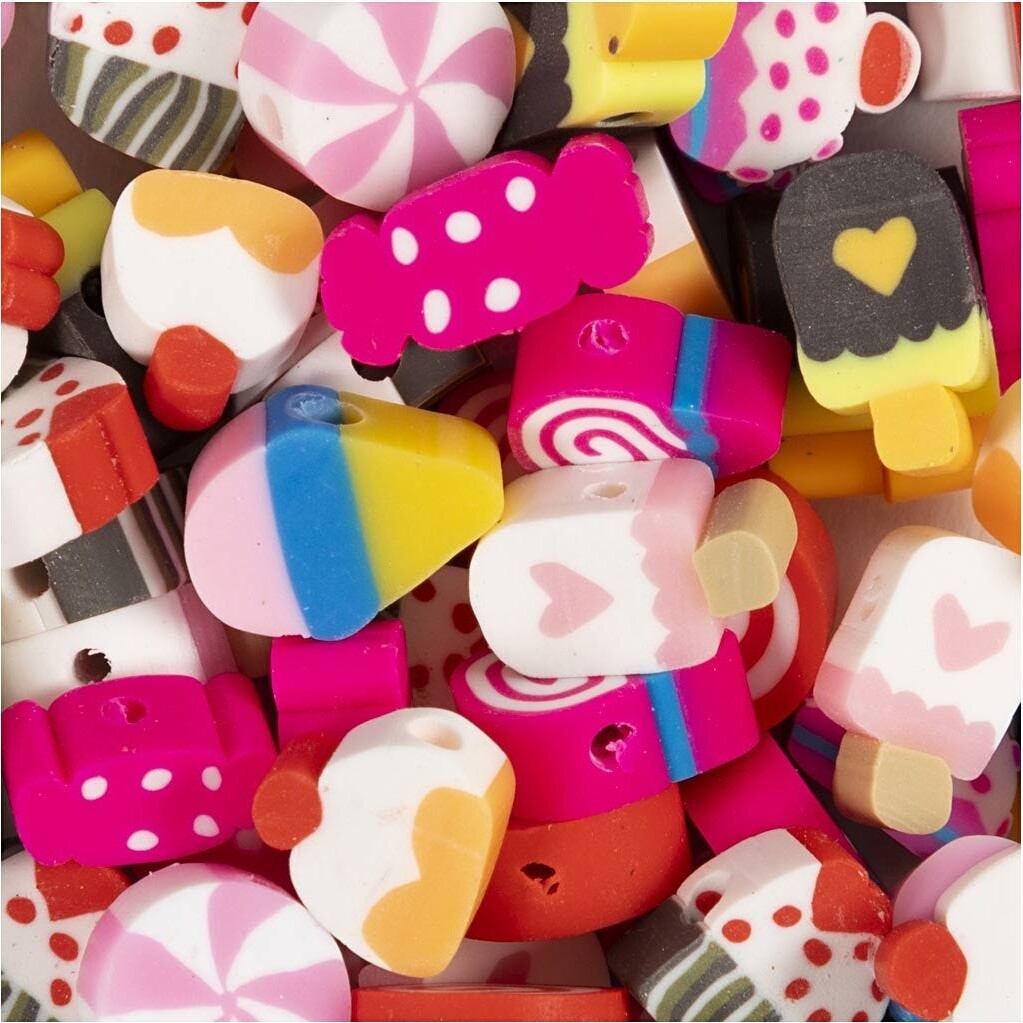 Lerperler - Slik, Kager Og Is - 200 Stk - Creativ Company
