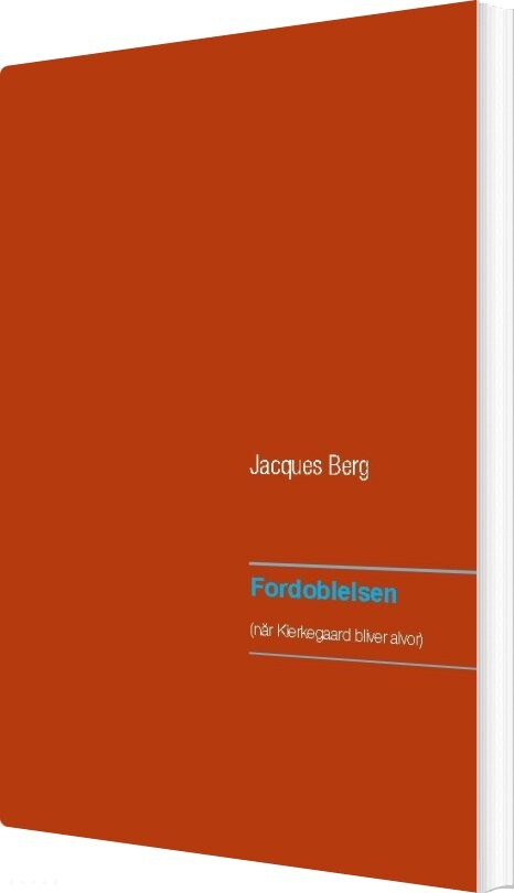 Fordoblelsen - Jacques Berg - Bog - Books On Demand