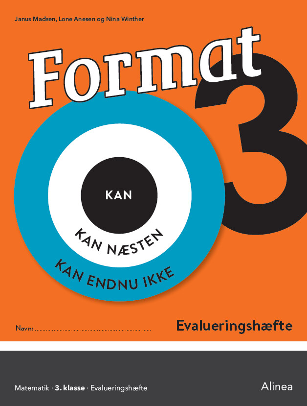 Format 3, Evalueringshæfte - Janus Madsen - Bog - Alinea
