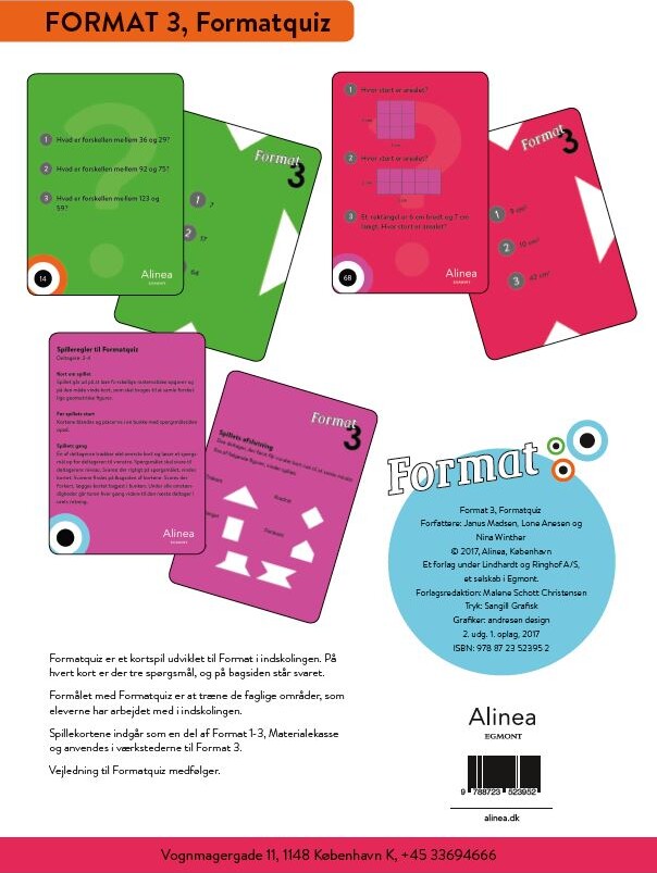 Format 3, Formatquiz - Janus Madsen - Bog - Alinea