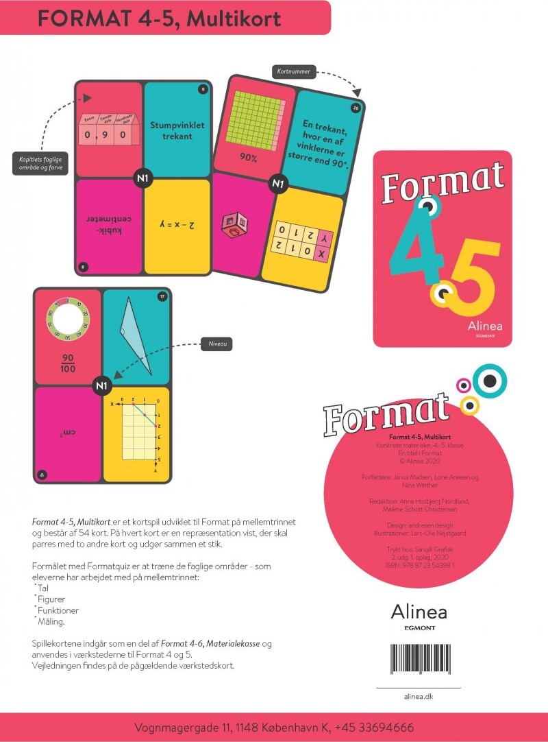 Format 4-5, Multikort - Janus Madsen - Bog - Alinea