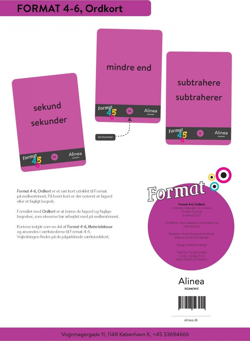 Format 4-6, Ordkort - Janus Madsen - Bog - Alinea