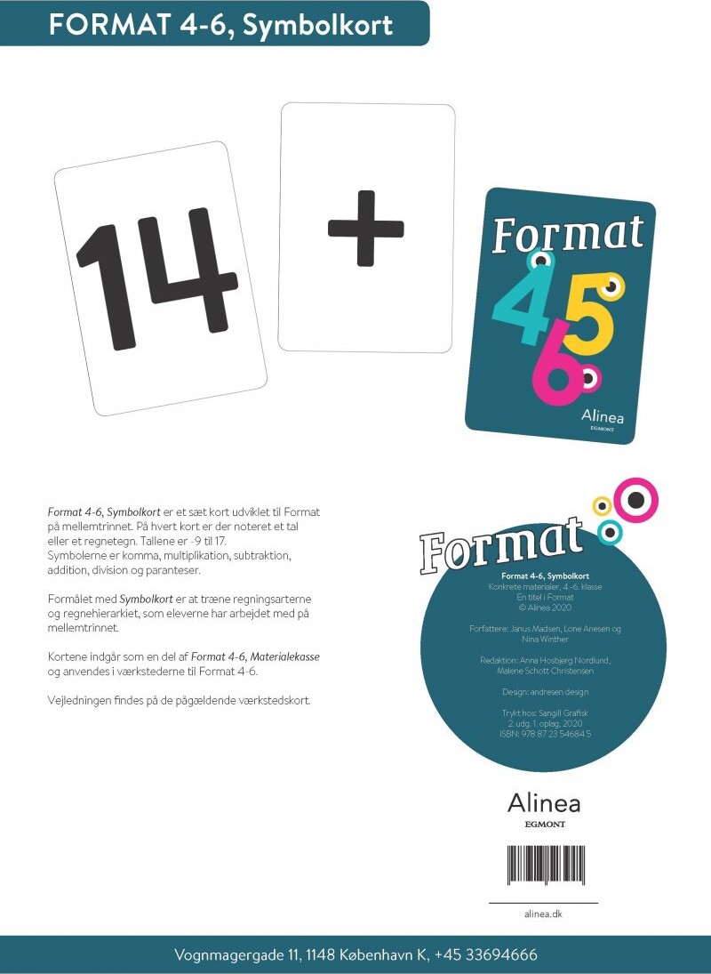 Format 4-6, Symbolkort - Janus Madsen - Bog - Alinea