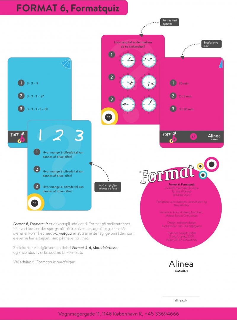 Format 6, Formatquiz - Lone Anesen - Bog - Alinea