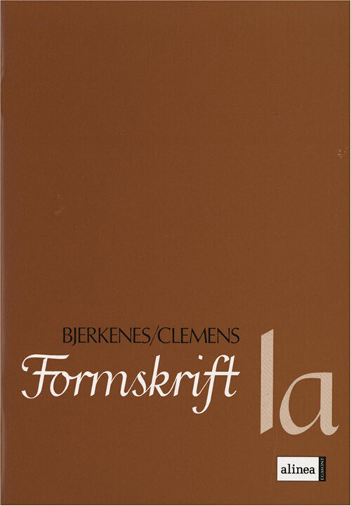 Formskrift 1a - Christian Clemens - Bog - Alinea
