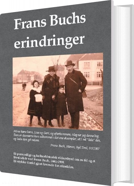 Frans Buchs Erindringer - Frans Buch - Bog - Books On Demand