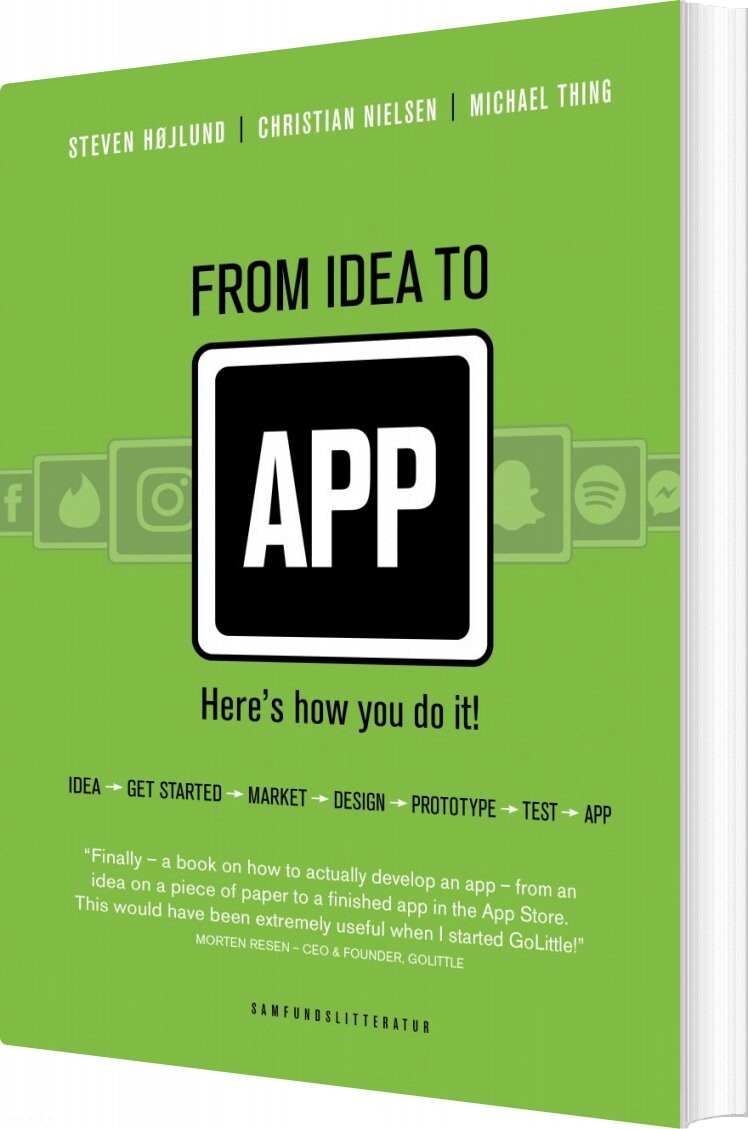 From Idea To App - Christian Nielsen - English Book - Forlaget Samfundslitteratur