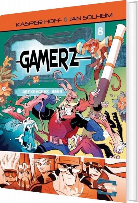 Gamerz 8 - Abekongens Hævn - Kasper Hoff - Bog - Gyldendal