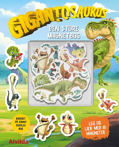 Gigantosaurus - Den Store Magnetbog - Bog - Forlaget Alvilda