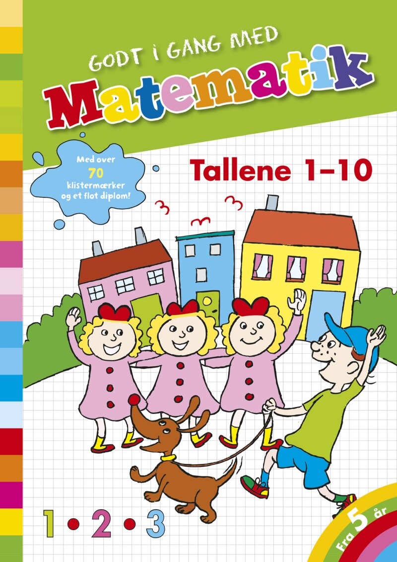 Godt I Gang Med Matematik - Tallene 1-10 - Bog - Forlaget Bolden