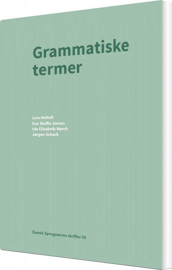 Grammatiske Termer - Lars Heltoft - Bog - Dansk Sprognævn