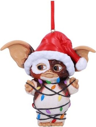 Gremlins Julepynt - Gizmo Med Julelys - 10 Cm - Nemesis Now