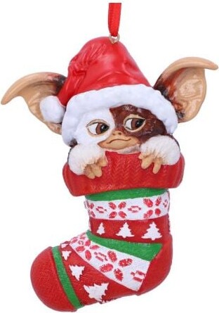 Gremlins Julepynt - Gizmo I Julestrømpe - 12 Cm - Nemesis Now