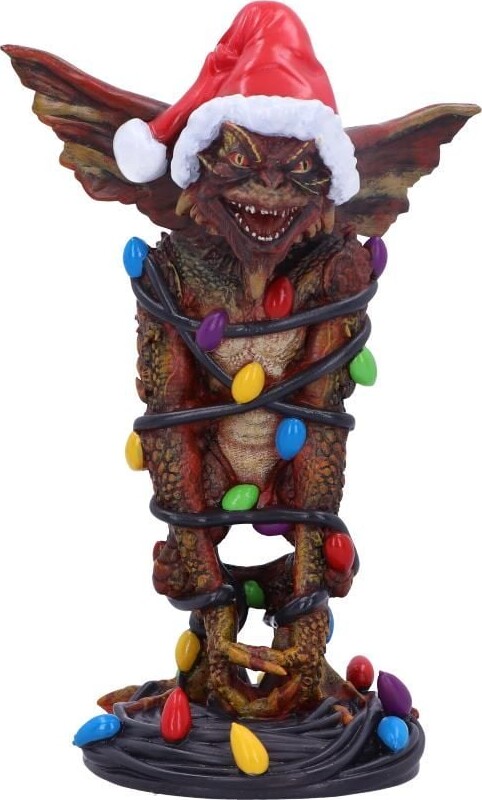 Gremlins Julepynt - Mohawk Viklet I Julelys - 16 Cm - Nemesis Now