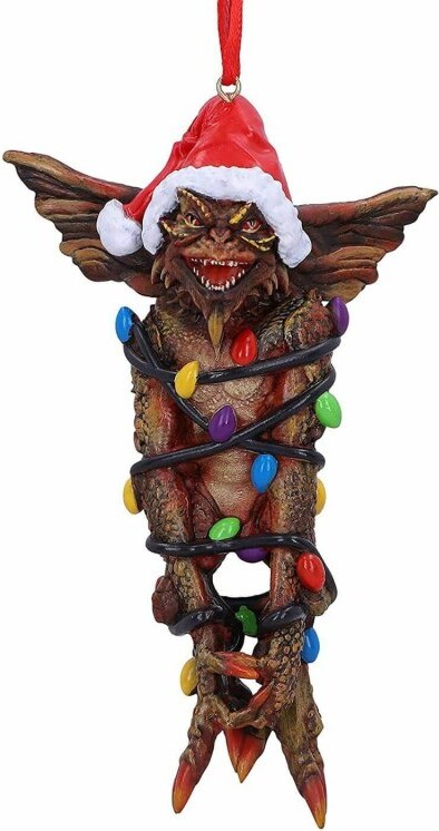 Gremlins Julepynt - Mohawk Viklet I Julelys - Nemesis Now