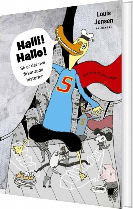 Halli! Hallo! Så Er Der Nye Firkantede Historier - Louis Jensen - Bog - Gyldendal